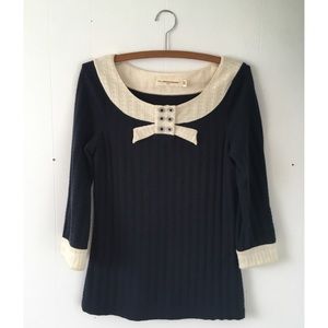 Anthropologie Boatneck Top